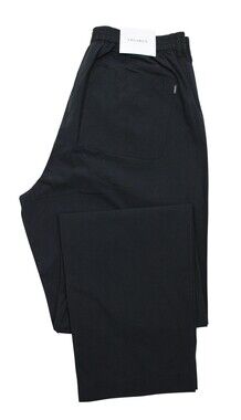 Les Deux Pants‎ Mens 31x32 Black Pino Crisp Lightweight Straight Leg Cotton